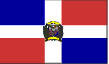 Dominikanische Republik Flagge