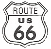 US Route 66 Roadsign