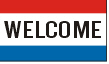 WELCOME Flagge